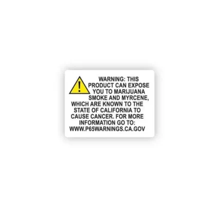 California | CA PROP 65 Warning Labels | 1.5″ x 2″ – 1000 Count