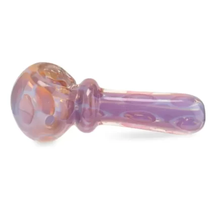 Gold Fumed Swirl Pipe – 3.5in