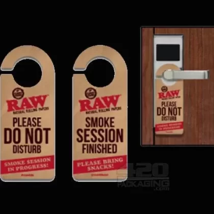 Raw “Do Not Disturb” Door Handle Sign