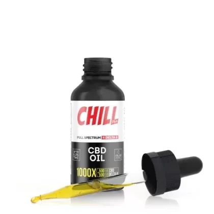 Chill Plus Full Spectrum Delta-8 CBD Oil 1000X