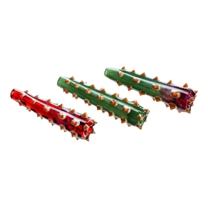 Unparalleled Glass Cactus Chillum – 4in