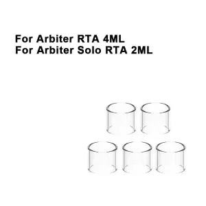 Replacement Pyrex Straight Glass Tube Tank For Arbiter RTA 4ML