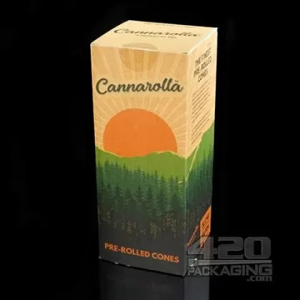 Cannarolla 84mm x 26mm Pre Rolled White Paper Cones 900/Box