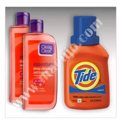2 Clean & Clear / Tide detergent – International shipping [Macujo
