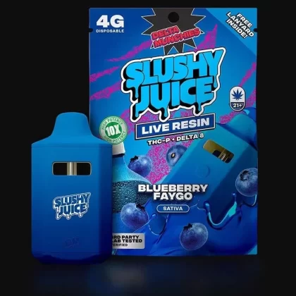 Delta Munchies Blueberry Faygo Slushy Juice 4G THC-P Vape