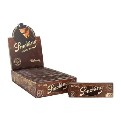 Smoking Brown Medium 1 1/4 Unbleached Rolling Papers