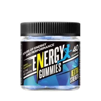 Energy Gummies – Energy Boost Supplement – 40 Count