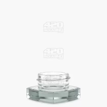 Clear Glass Pillow Concentrate Jar | 38mm – 9mL – 240 Count