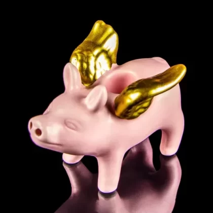 Art of Smoke Flying Pig Pipe