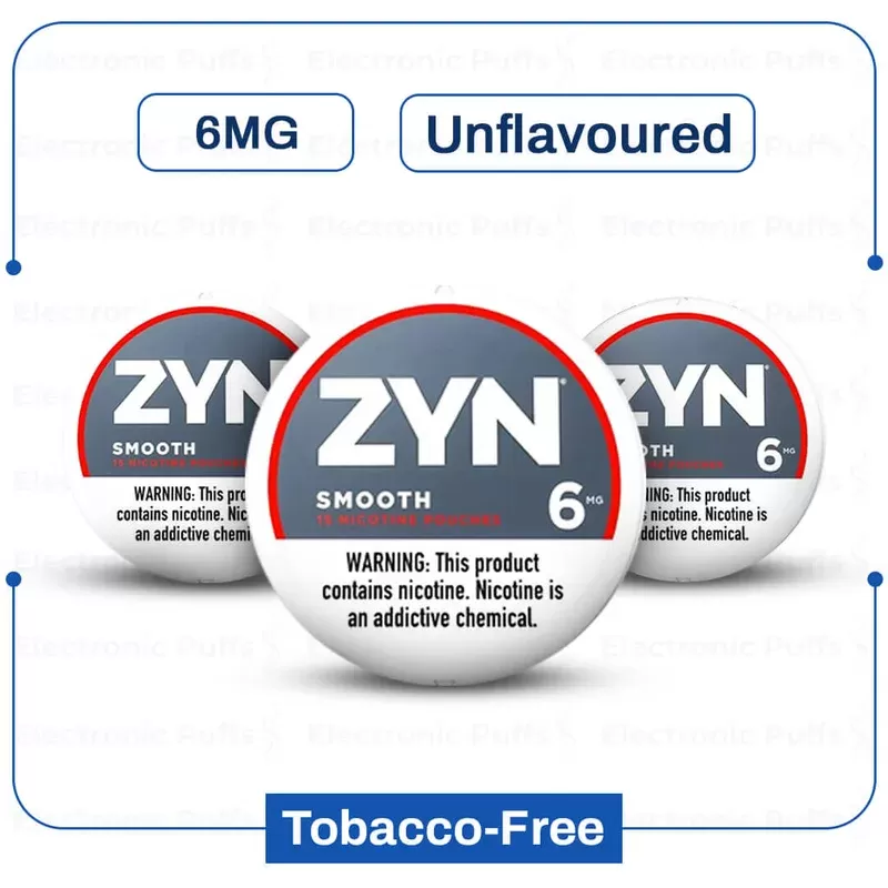Buy ZYN Smooth 6MG Nicotine Pouches Online | Fast Shipping