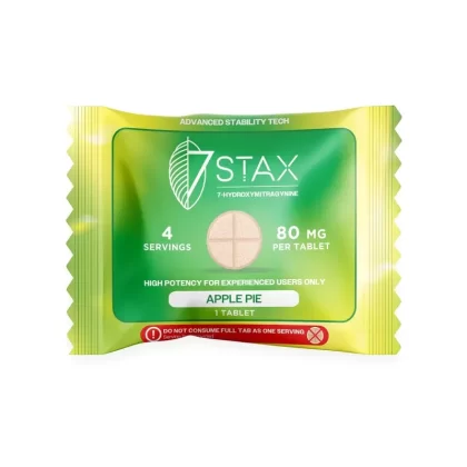 7Stax Premium 7-OH Kratom Alkaloid Tablets (80mg – 1 Count)