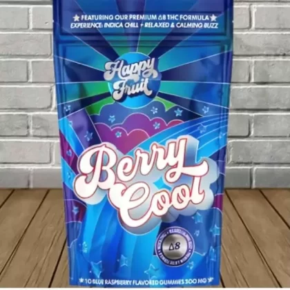 Happy Fruit Berry Cool Gummies Delta 8 THC