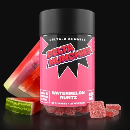 Delta Munchies Watermelon Runtz Delta 8 Gummies