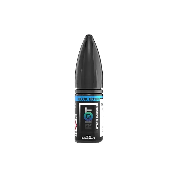 Riot Squad Black Edition V2 Nic Salts 10 ml – 5 mg (50VG/50PG) für