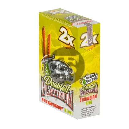 Double Platinum Strawberry Kiwi Wraps 25 Pouches of 2