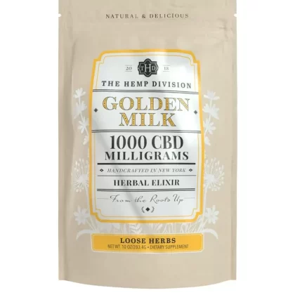 The Hemp Division Golden Milk – 1,000 MG CBD (Loose, 10 oz. Bag)