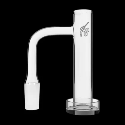 Honeybee Herb Honey Tower Quartz Banger – Yellow Line