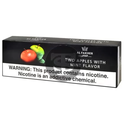Al Fakher Double Apple With Mint Hookah Shisha 10 Packs of 50g