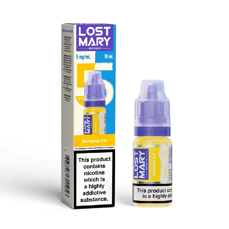 Lost Mary Nic Salt E-Liquid Banana Ice 10ml