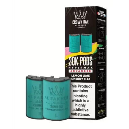 Al Fakher 30k Hypermax Prefilled Pods Lemon Lime Cherry Fizz