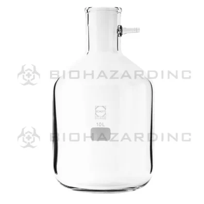 Schott DURAN® | Filtering Flask – Bottle Shape w/ Glass Hose | 10