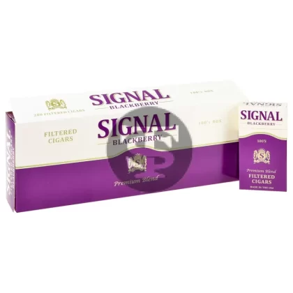 Signal Blackberry Filtered Cigars 10 Packs of 20