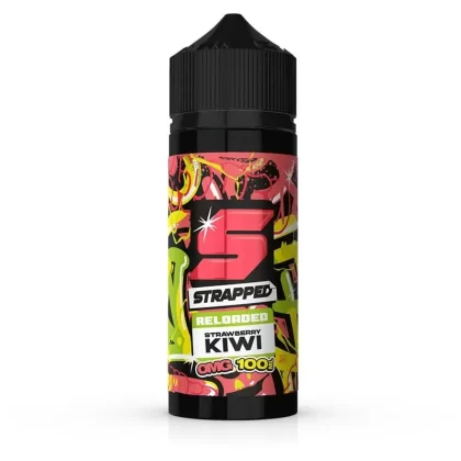 Strawberry Kiwi By Strapped Reloaded 100ml Shortfill