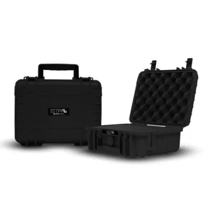 Str8 | Pelican Cases | 10″ w/ 2 Layer Pre-Cut Foam -Onyx Black