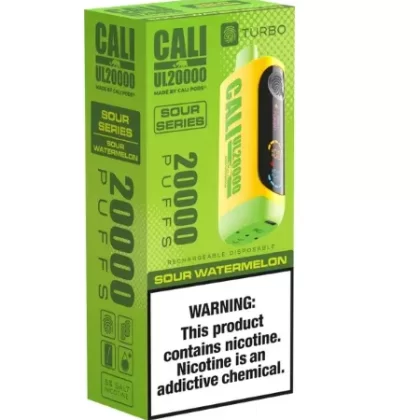 Cali UL20000 Disposable SOUR SERIES [20,000 puffs] – Sour Watermelon
