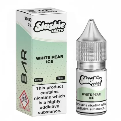 White Pear ICE Bar By Slushie Salt 10ml 20mg (out of date)