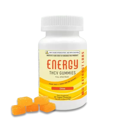 Extract Labs THCV Gummies | Energy | Citrus