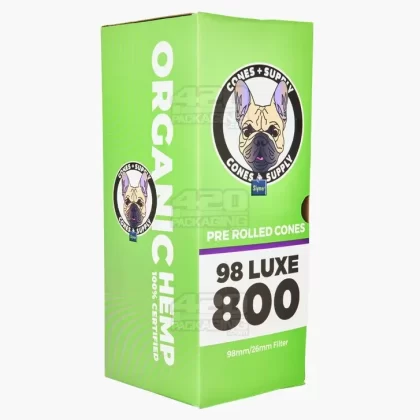 CONES + SUPPLY | 98 Luxe Pre-Rolled Organic Paper Cones
