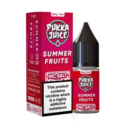 Pukka Juice Nic Salt E-Liquid Summer Fruits