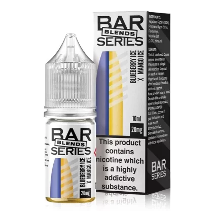 Blueberry Ice X Mango Ice By Bar Series Blends 10ml Nic Salt