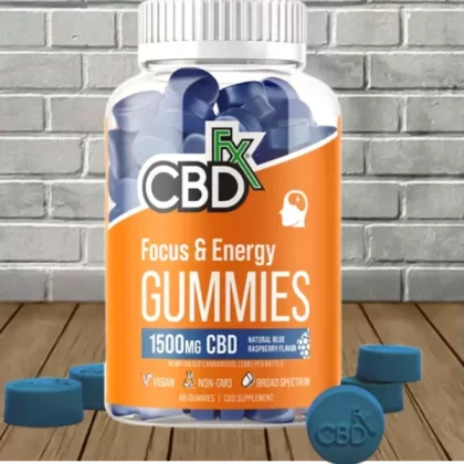 CBDfx Focus & Energy Gummies 1500mg