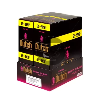 Dutch Masters Foil Fresh Berry Fusion 99 Cent Cigarillos 30 Packs of 2