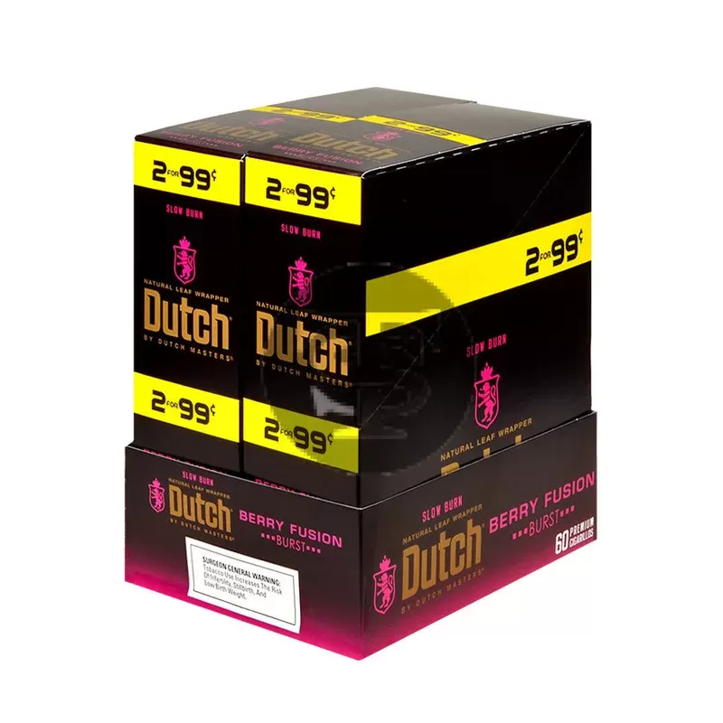 Dutch Masters Foil Fresh Berry Fusion 99 Cent Cigarillos 30 Packs of 2