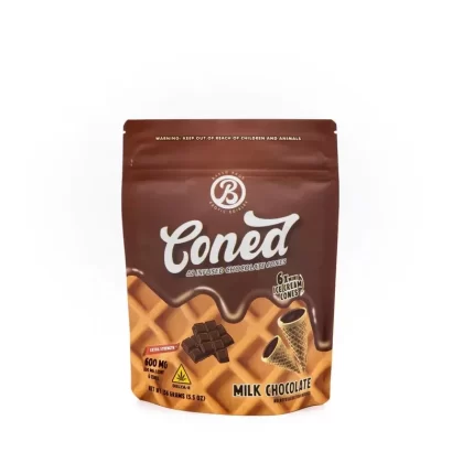 Baked Bags Delta 8 THC Chocolate Cones – 600mg