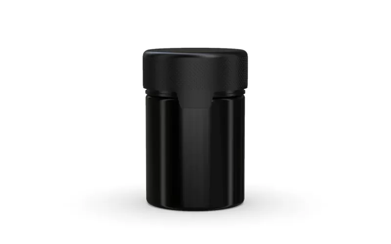 CHUBBY GORILLA | Child Resistant Black Plastic Aviator Container w/