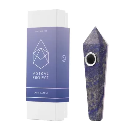 Gemstone Jewel Pipe – Lapis Lazuli