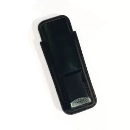 Cigar Case With Cutter Black