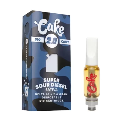 Cake Delta 10 Super Sour Diesel Cartridge – 2000mg