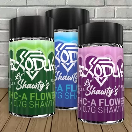 Exodus Lil Shawty’s THCa Blue Lotus Pre Rolls 7ct