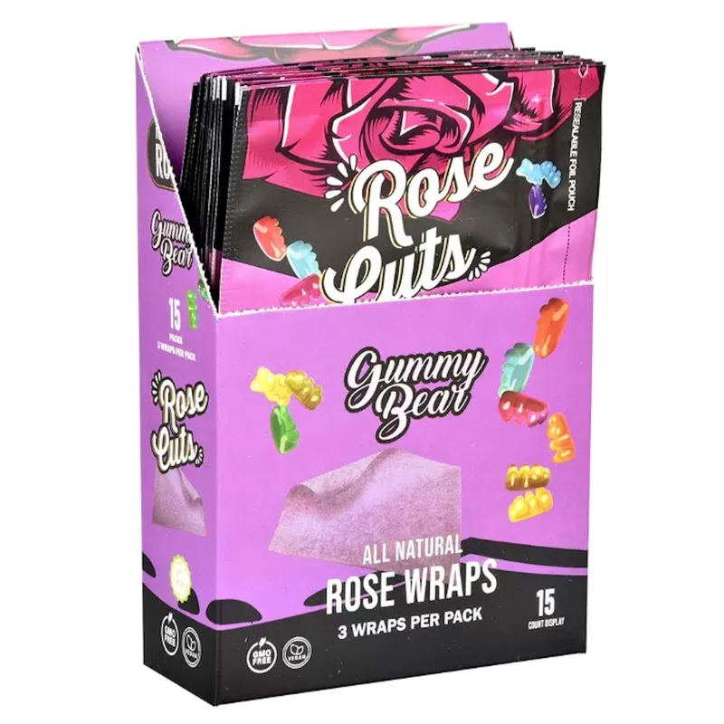Rose Cuts Purple Rose Wraps – 3ct