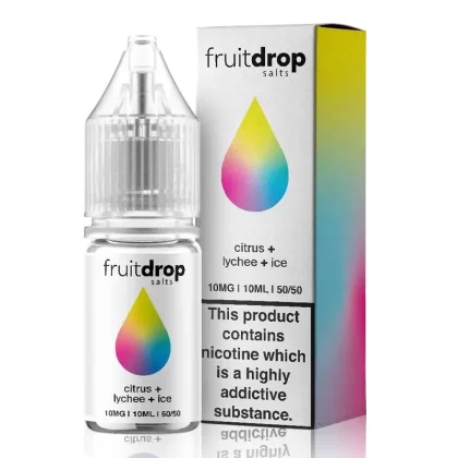 Citrus Lychee ICE By Drop Eliquid Salt 10ml