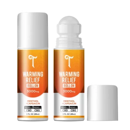 Tillmans Tranquils CBD Roll On + CBG – Muscle Relief Warming Gel