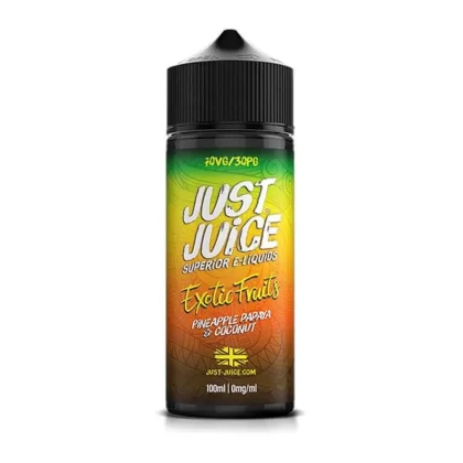 Pineapple Papaya Coconut By Just Juice Exotic Range 100ml Shortfill
