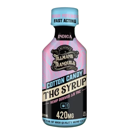 Tillmans Tranquils Cotton Candy Delta 9 THC Syrup – 420mg