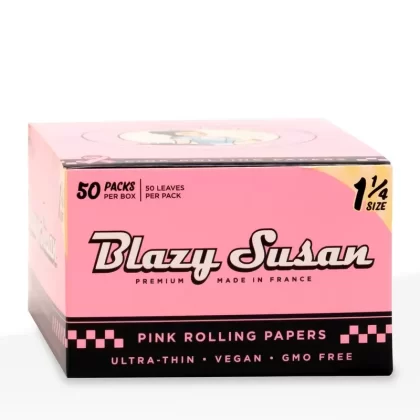 Blazy Susan | Rolling Paper | Various Sizes – Pink – 50 Booklets