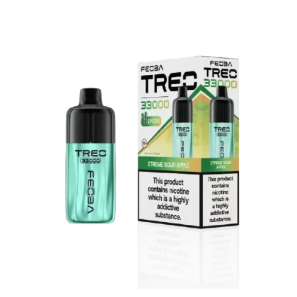 Feoba Treo 33000 Prefilled Pod Kit Xtreme Sour Apple